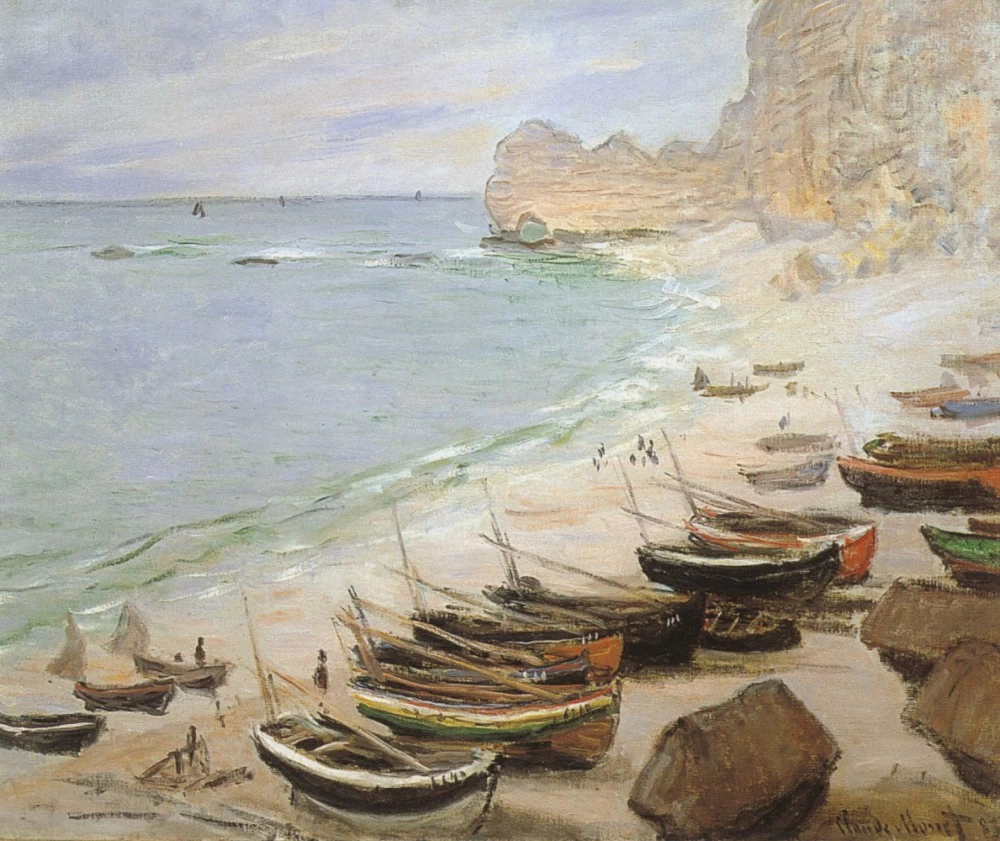 Etretat, barche - Fondation Bemberg Musée, Toulouse